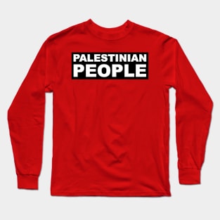 Palestinian People Long Sleeve T-Shirt